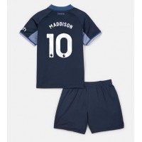 Tottenham Hotspur James Maddison #10 Bortaställ Barn 2023-24 Korta ärmar (+ Korta byxor)